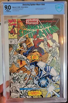 Buy Amazing Spider-Man #360 CBCS 9.0 1992 - 1st App Of Carnage In Cameo Not CGC • 35.48£