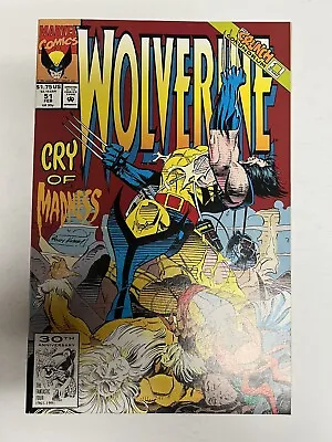 Buy Marvel - Wolverine - Issue # 51 - Mystique - Sabretooth   - 1992 - See Photos. • 4.78£