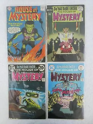 Buy Lot Of 4 Vintage DO YOU DARE ENTER THE HOUSE OF MYSTERY DC Comics • 27.84£