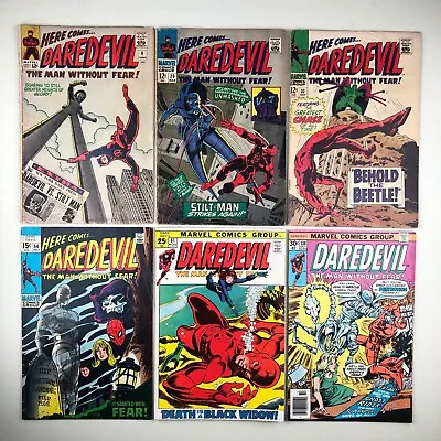 Buy Daredevil #8, 26, 33, 54, 81, 138 (1965-1976) 1st Stilt-Man Mister Fear Smasher • 78.84£