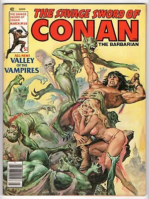 Buy Savage Sword Of Conan Vol 1 No 38 Mar 1979 (VFN) (8.0) Marvel B&W Magazine • 15.99£