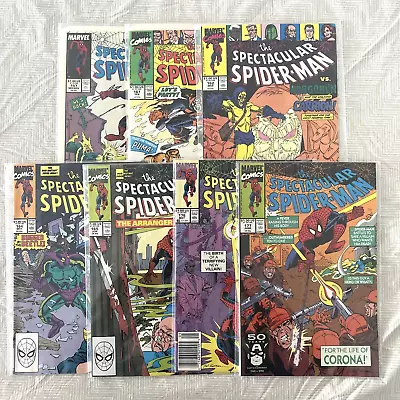 Buy The Spectacular Spider-Man Marvel Comic Lot Of 7 #s 157 161 162 164 165 176 177 • 14.30£