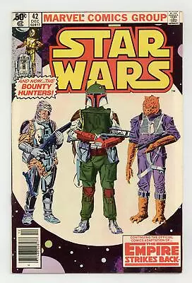 Buy Star Wars #42N Newsstand Variant VG/FN 5.0 1980 1st Comic App. Boba Fett • 102.78£