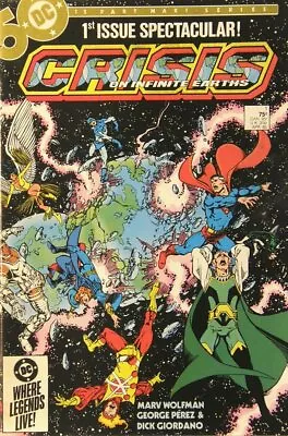 Buy Crisis On Infinite Earths (1985 Ltd) #   1 (NrMnt Minus-) (NM-) DC Comics AMERIC • 25.49£