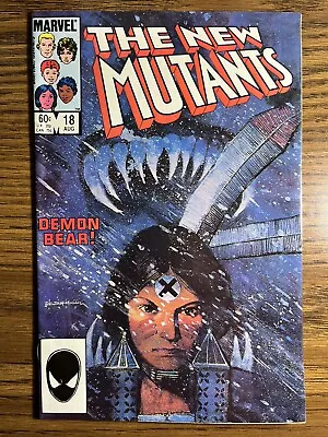Buy New Mutants 18 Direct 1st App Of Demon Bear 1st Cameo App Of Warlock Marvel 1984 • 11.79£