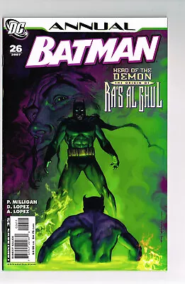 Buy Batman Annual #26 Dc Comic 2007 Nm+ Origin Ra's Al Ghul Damian Appear Lopez Art • 4.74£