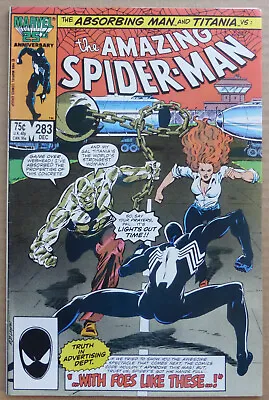 Buy The Amazing Spider-man #283, With  Absorbing Man  &  Titania , Great Cover Art!! • 10.50£