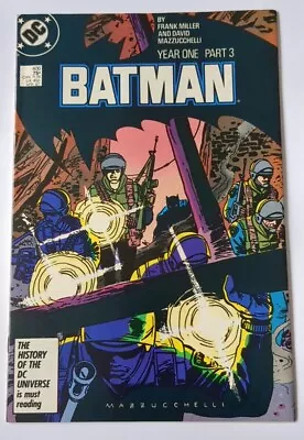 Buy Batman #406, 1987, Year One Part 3, Frank Miller • 10£