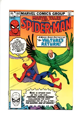 Buy Marvel Tales #144 Vf+ 8.5 (10/82) Reprints Amazing Spider-man #7 Ditko/lee • 4.75£