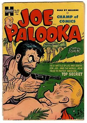 Buy Joe Palooka Adv. #83 May 1954 Lil Max,Harvey Comics Boxing,Gun To The Head Cover • 7.88£