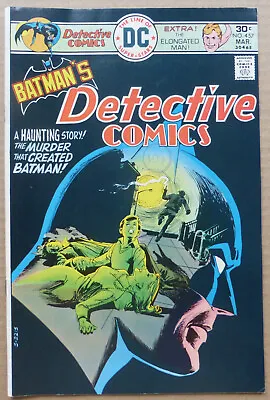 Buy Detective Comics #457,  The Murder That Created Batman , Neal Adams Artwork!! • 79.50£