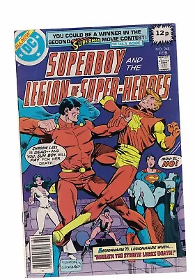 Buy DC Comics Superboy Starring The Legion Of Super-heroes No 248 Feb 1979  • 4.99£