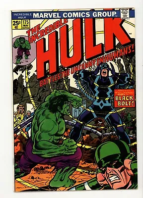 Buy Incredible Hulk 175 VF/NM Black Bolt And Inhumans Appearance 1974 • 27.60£