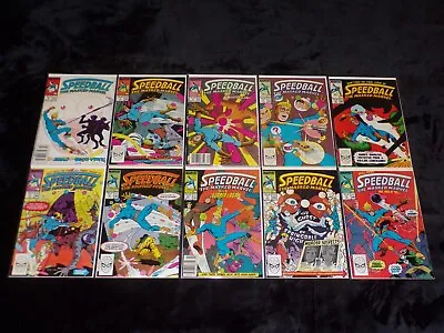 Buy Speedball 1 2 3 4 5 6 7 8 9 10 Ditko Lot 1988 Marvel Comics Complete Collection • 39.97£