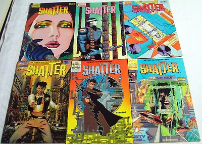 Buy 6 First Comics Shatter #2, #3, #7, #12, #14, Special #1 VF • 7.16£