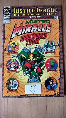 Buy Justice League International Special 1 DC 1990 Mister Miracle World Tour • 2£