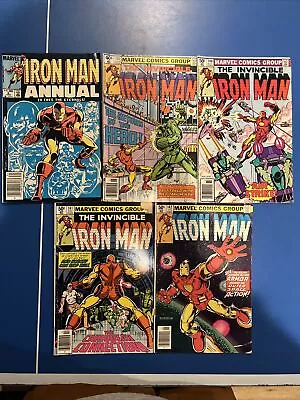 Buy The Invincible Iron Man Comic Book Bundle 135,140,141,142 Annual 6 • 19.75£