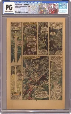 Buy Giant Size X-Men (1975) 1 CGC PG 3RD Page Only 1st Nightcrawler - LABEL • 118.30£