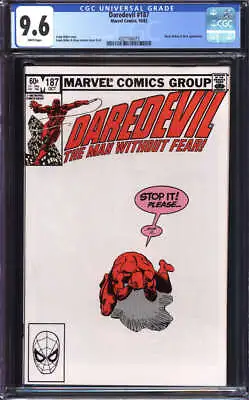 Buy Daredevil #187 Cgc 9.6 White Pages // Marvel Comics 1982 • 56.04£
