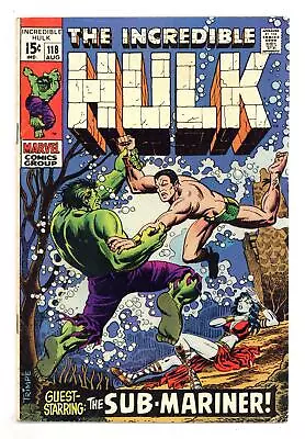 Buy Incredible Hulk #118 VG+ 4.5 1969 • 31.22£