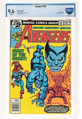 Buy Avengers #178 CBCS 9.6 Marvel Comics White Pag NEWSSTAND BEAST SOLO STORY Nt CGC • 61.57£