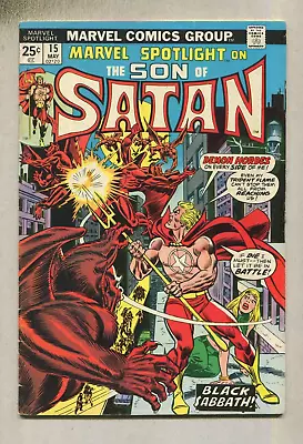 Buy Marvel Spotlight- The Son Of Satan #15 FN Demon Hordes,  Marvel  Comics SA • 6.32£