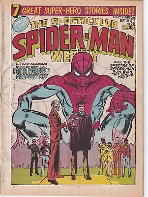 Buy Marvel UK, Spectacular Spider-Man Weekly, #341, 1979, Godzilla, Daredevil, Thor • 3£