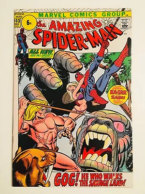 Buy Amazing Spider-Man #103 FN/VFN (7.0) MARVEL ( Vol 1 1971)  • 38£