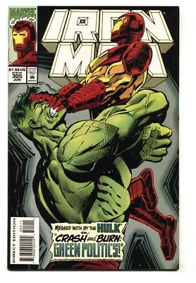 Buy Iron Man #305 - 1994 - Marvel - VF+ - Comic Book • 28.58£