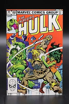 Buy Incredible Hulk (1962) #282 Al Milgrom Cvr Sal Buscema 1st She-Hulk Team-Up NM- • 25.23£