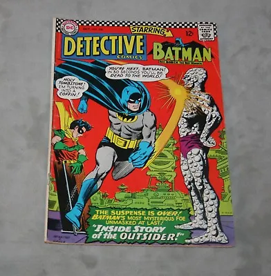 Buy DETECTIVE COMICS #356 - Batman- End Of Outsider Story - DC 1966 VG Very Fine • 14.41£
