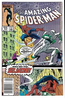 Buy NM/MT Amazing Spider-Man #272: First Appearance Of Slyde, Newsstand Edition • 16.03£