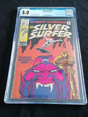 Buy Silver Surfer 6 - June 1969 - Marvel Comics - CGC 5.0 • 114.62£
