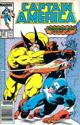 Buy Captain America (1st Series) #330 (Newsstand) VF; Marvel | Mark Gruenwald Mike Z • 12.80£