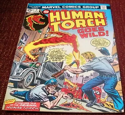 Buy Human Torch 2, VG, Bronze 1974, Jack Kirby, John Romita • 11.92£