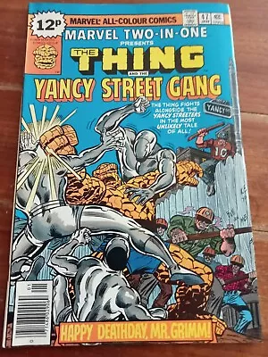 Buy Marvel Two-In-One #47 (FN+) Jan 1979 Bronze Age The Thing & The Yancy St Gang • 2.50£