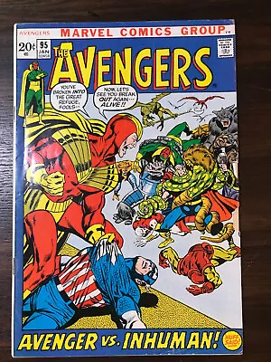 Buy The Avengers #95 Marvel Comics 1971 Bronze Age - Stan Lee & Neal Adams • 10.27£