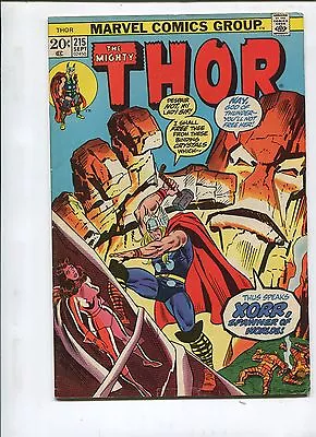 Buy Thor #215 - The God In The Jewel! - (7.0) 1973 • 7.85£