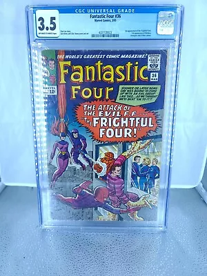 Buy Fantastic Four 36 CGC 3.5  (1st App Of Medusa And The Frightful Four.) • 111.93£