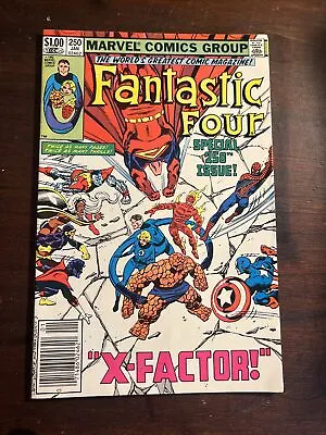 Buy Fantastic Four #250 Newsstand (Marvel Comics, 1983) Spider-Man, Captain America • 7.92£
