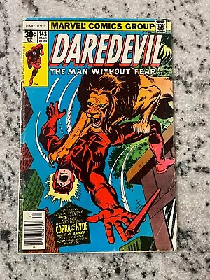 Buy Daredevil # 143 VG Marvel Comic Book Avengers Hulk Thor Iron Man Cobra 7 SM14 • 8£