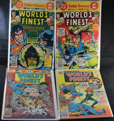 Buy World's Finest 241 242 244 245 Batman Superman 2 Neal Adams Covers VG Comic Lot • 6.25£