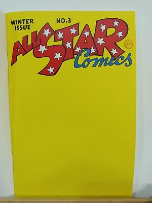 Buy All-Star Comics #3 Brand New Blank Variant Facsimile Reprint (1st JSA) 2023 • 5.54£