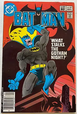 Buy BATMAN #351 With Batman And Catwoman    DC Bronze Age    1982    VF- • 4.35£