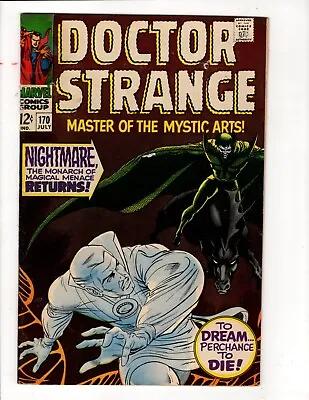 Buy Doctor Strange #170- 1968 (THIS BOOK HAS MINOR RESTORATION SEE DESCRIPTION) • 33.69£