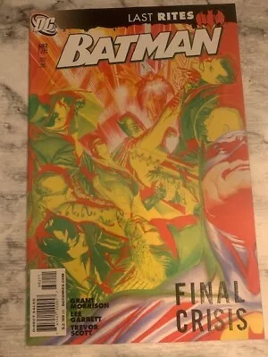 Buy Batman 682 Last Rites Final Crisis Storyline - DC 2009 Hot VF 1st Print Rare • 3.99£