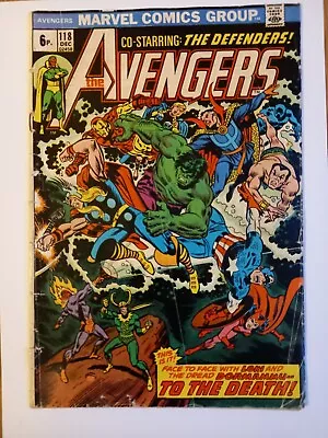 Buy AVENGERS #118 (Englehart/Brown) Marvel Comics 1973 G/VG Defenders  • 7£