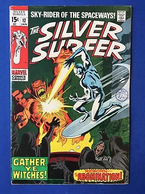 Buy Silver Surfer #12 FN- (5.5) MARVEL ( Vol 1 1970) • 55£