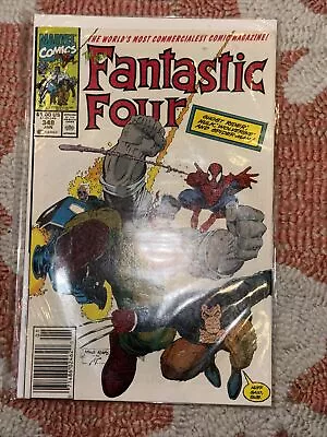 Buy Marvel Fantastic Four #348 Newsstand 1st Cover Of New Fantastic Four High Grade • 23.99£
