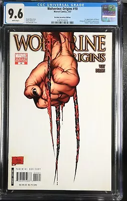 Buy Wolverine Origins 10 2007 Marvel Comics Retailer Incentive Edition CGC 9.6 WHITE • 619.63£